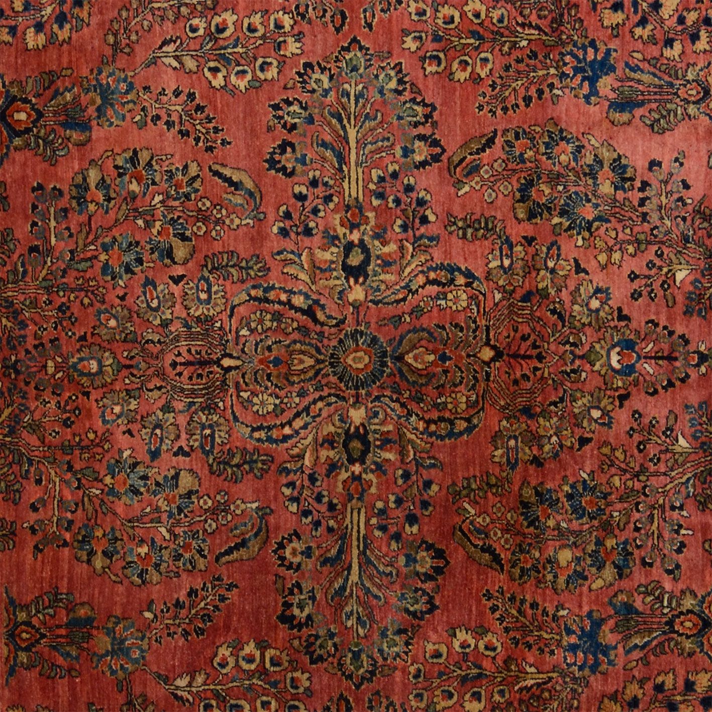Antiker Sarough Perserteppich, 265 × 345 cm, Wolle