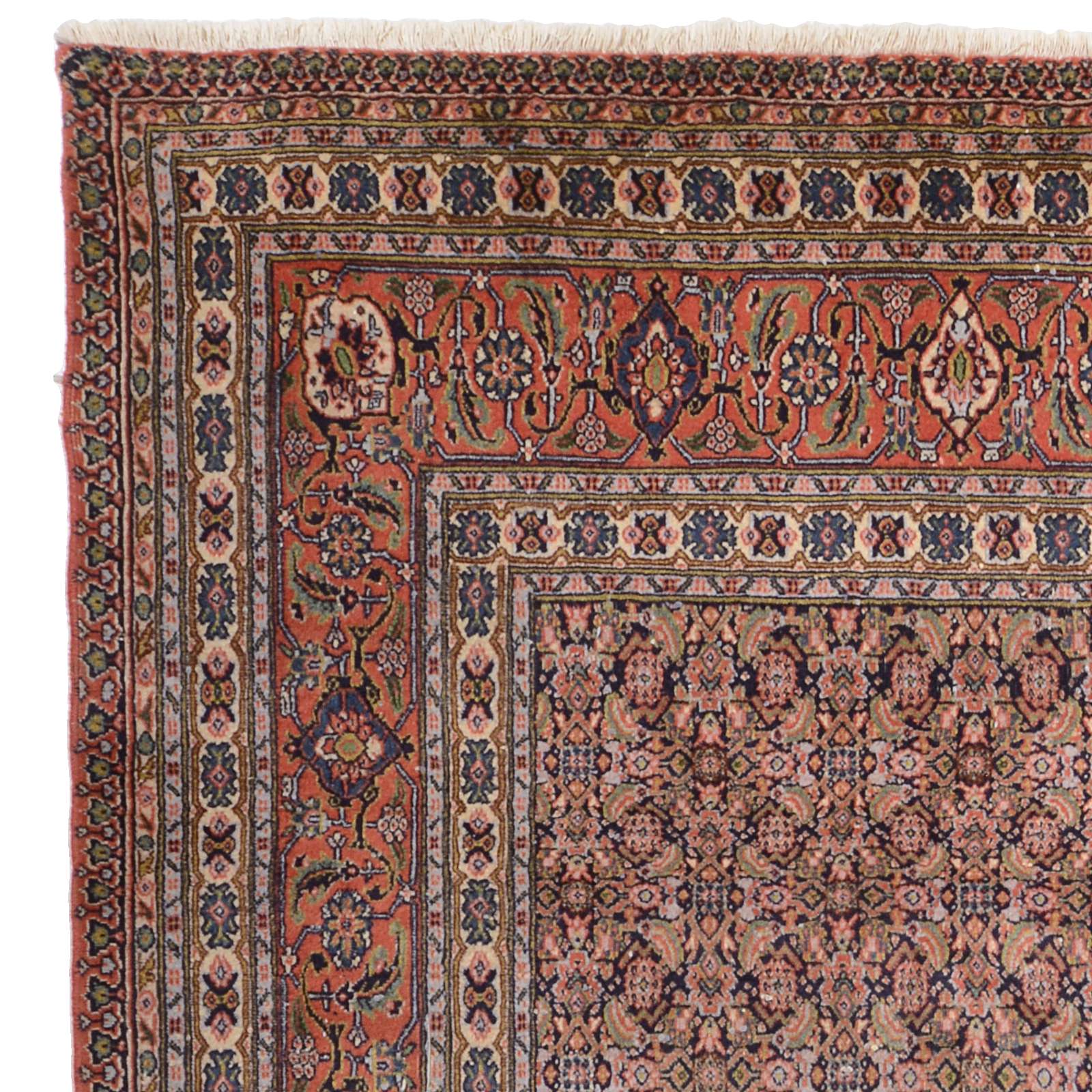 Moud Perserteppich 213 × 298 cm aus Wolle, handgeknüpft