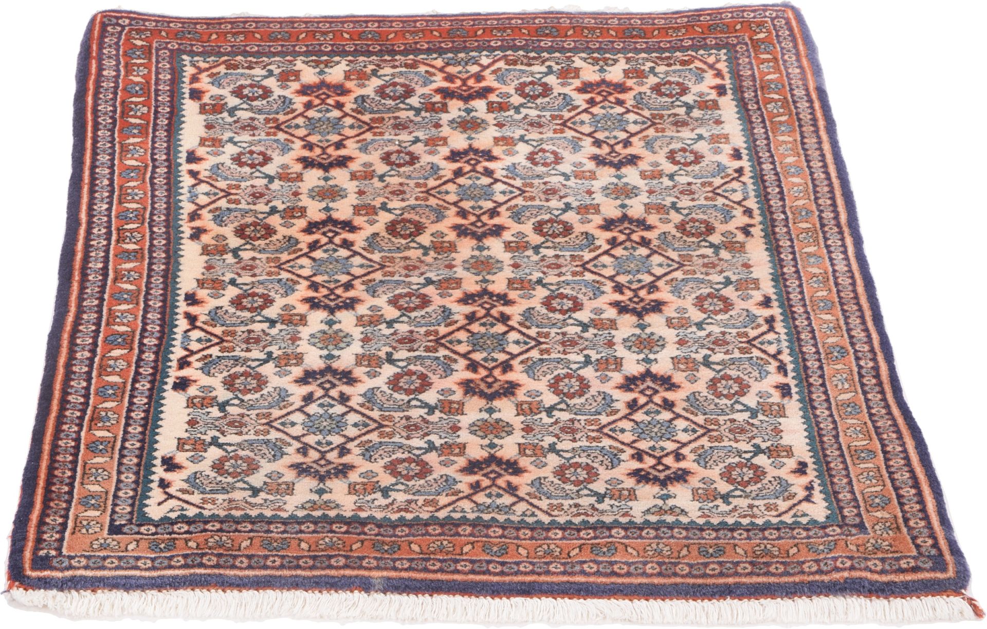 Bijar Perserteppich aus Iran, 68 × 80 cm