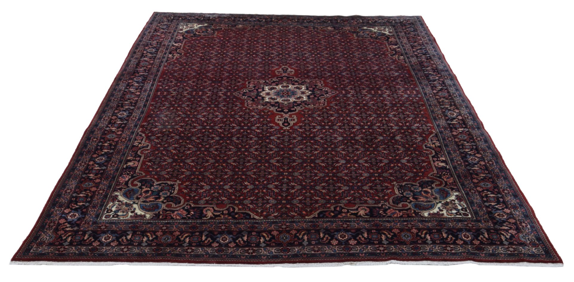 Bijar Perserteppich antik, 263 × 376 cm, Wolle