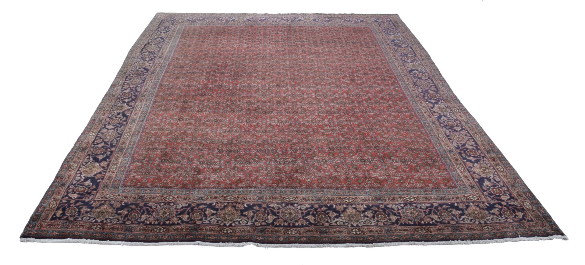 Antiker Bijar Perserteppich aus Iran, 305 × 395 cm