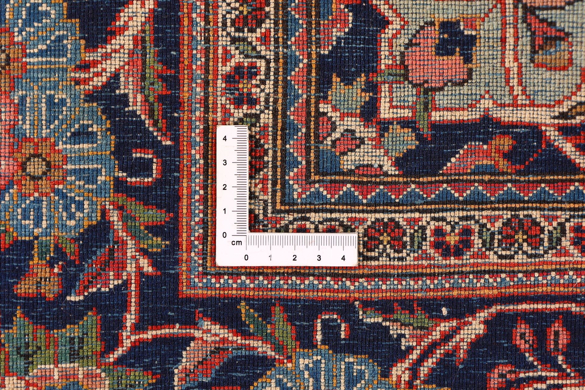 Handgeknüpfter Kashan Perserteppich 134 × 203 cm