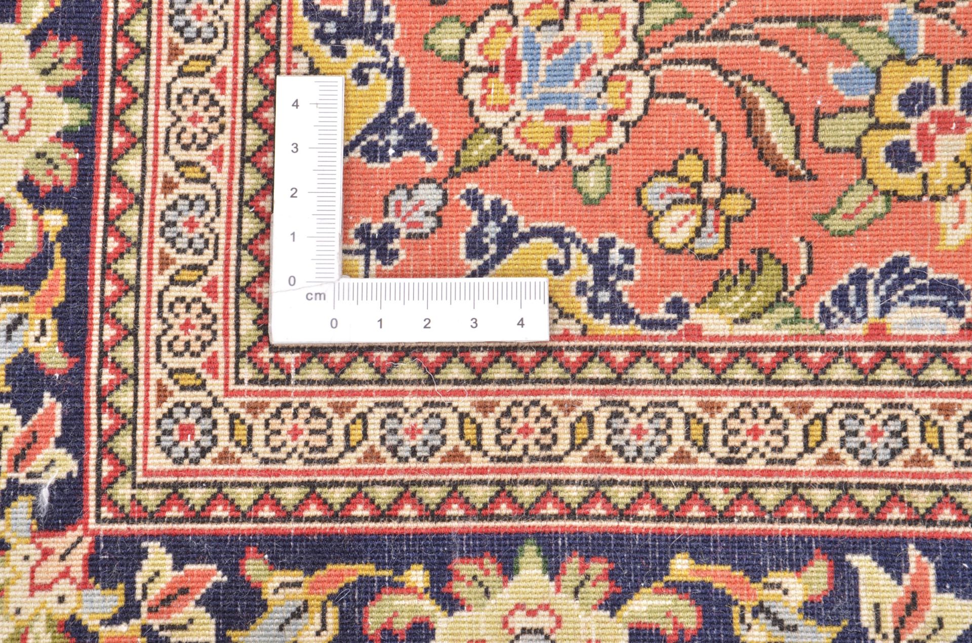 Ghom Perserteppich aus Iran, 105 × 150 cm
