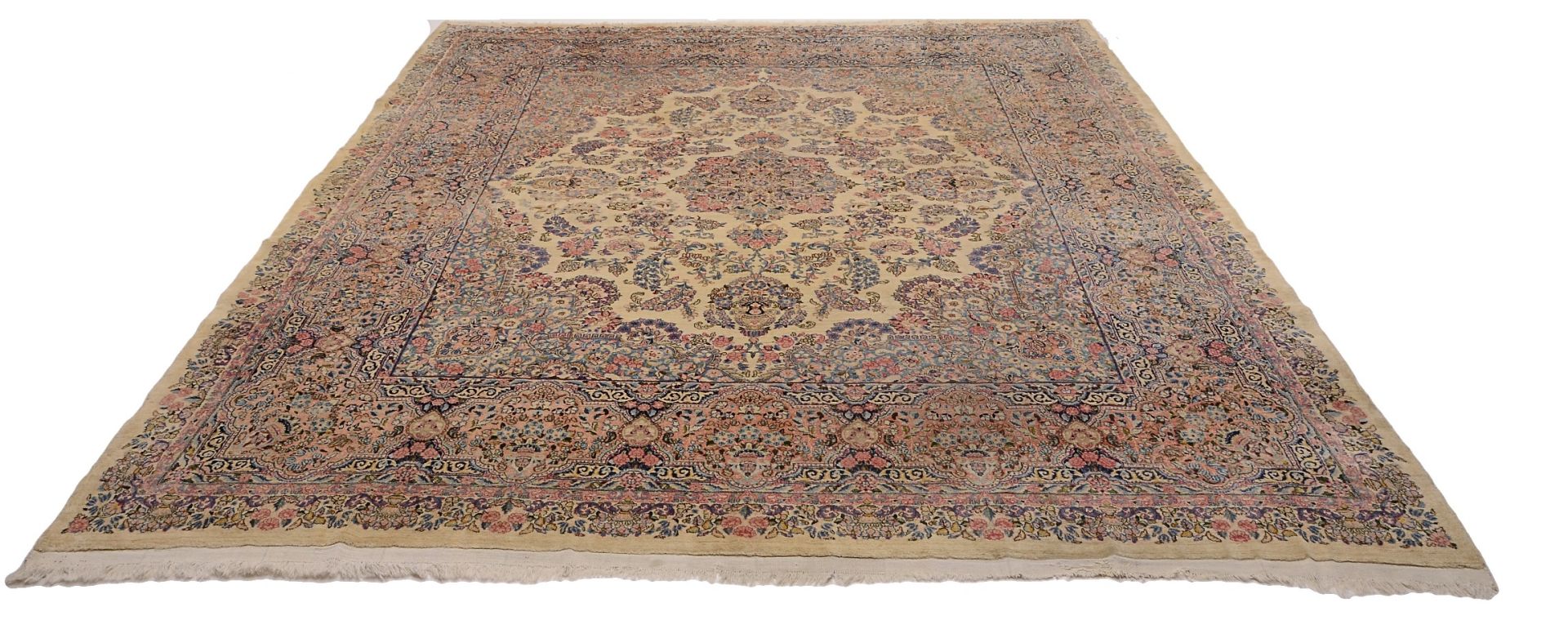 perserteppich-kirman-333-x-400-cm-schurwolle-handgeknupft-1 Kerman Perserteppich 333 × 400 cm aus Wolle, handgeknüpft