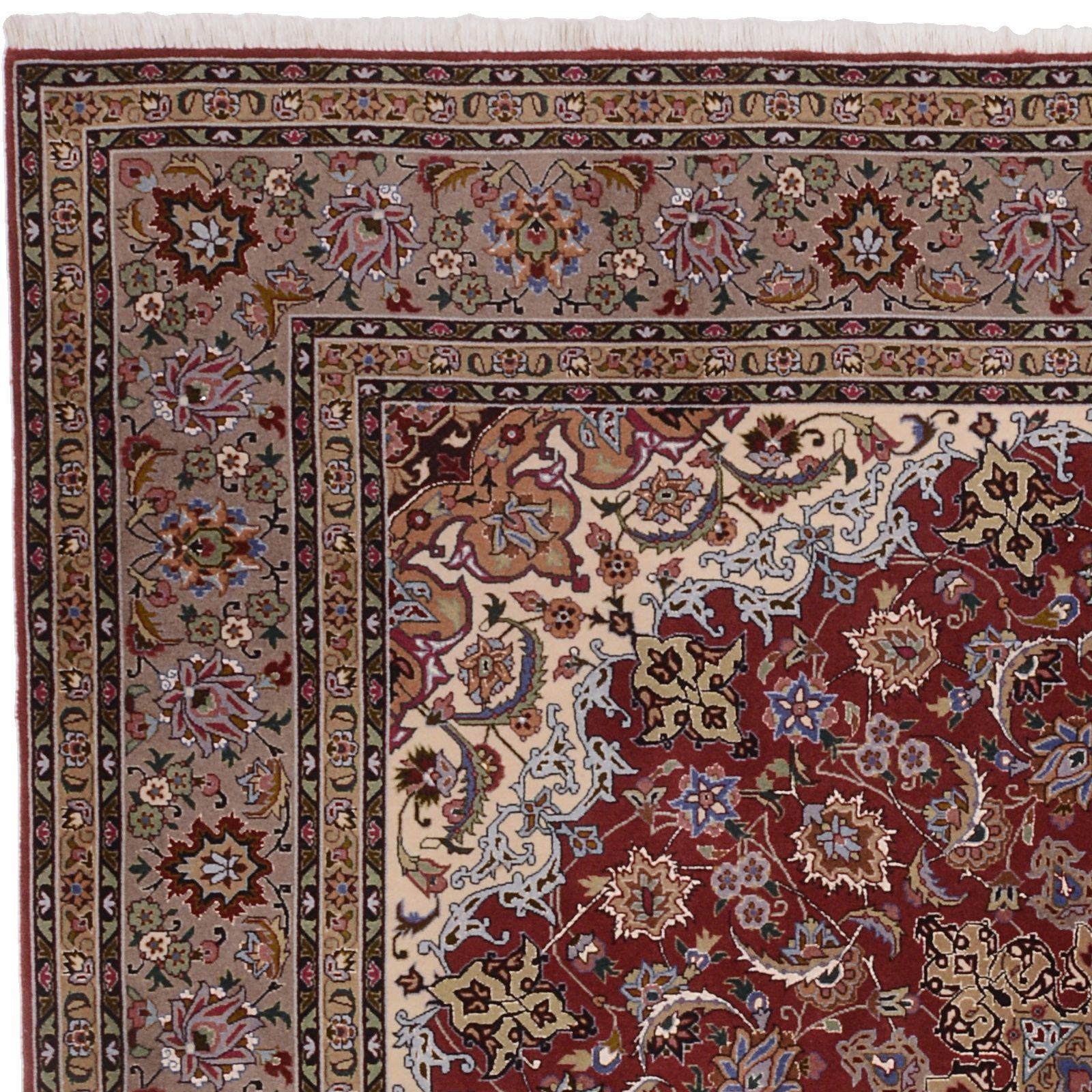 perserteppich-tabriz-200-x-207-cm-schurwolle-seide-handgeknupft-5 Täbriz Perserteppich aus Iran, 200 × 207 cm