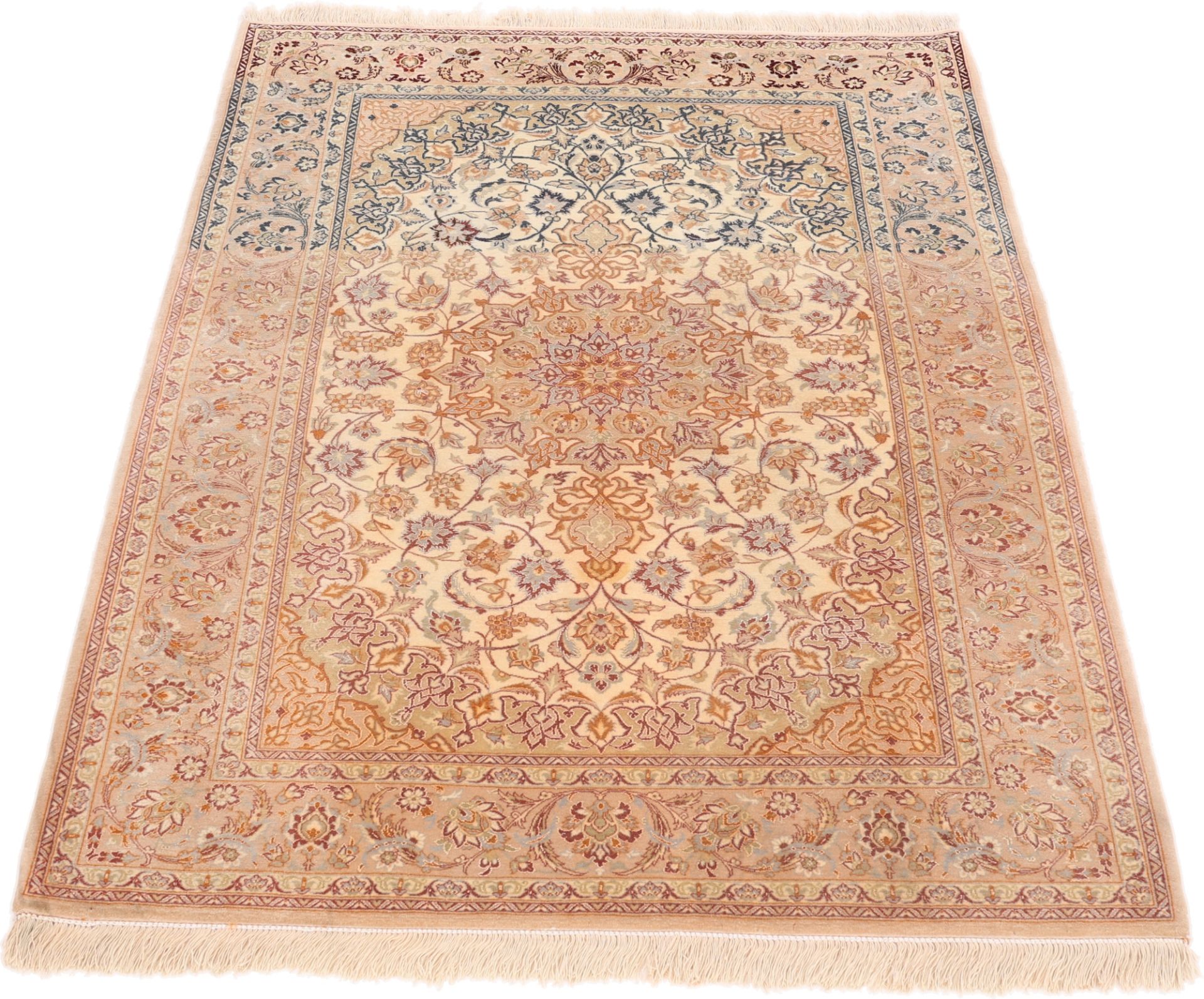 Isfahan Perserteppich aus Iran, 112 × 169 cm