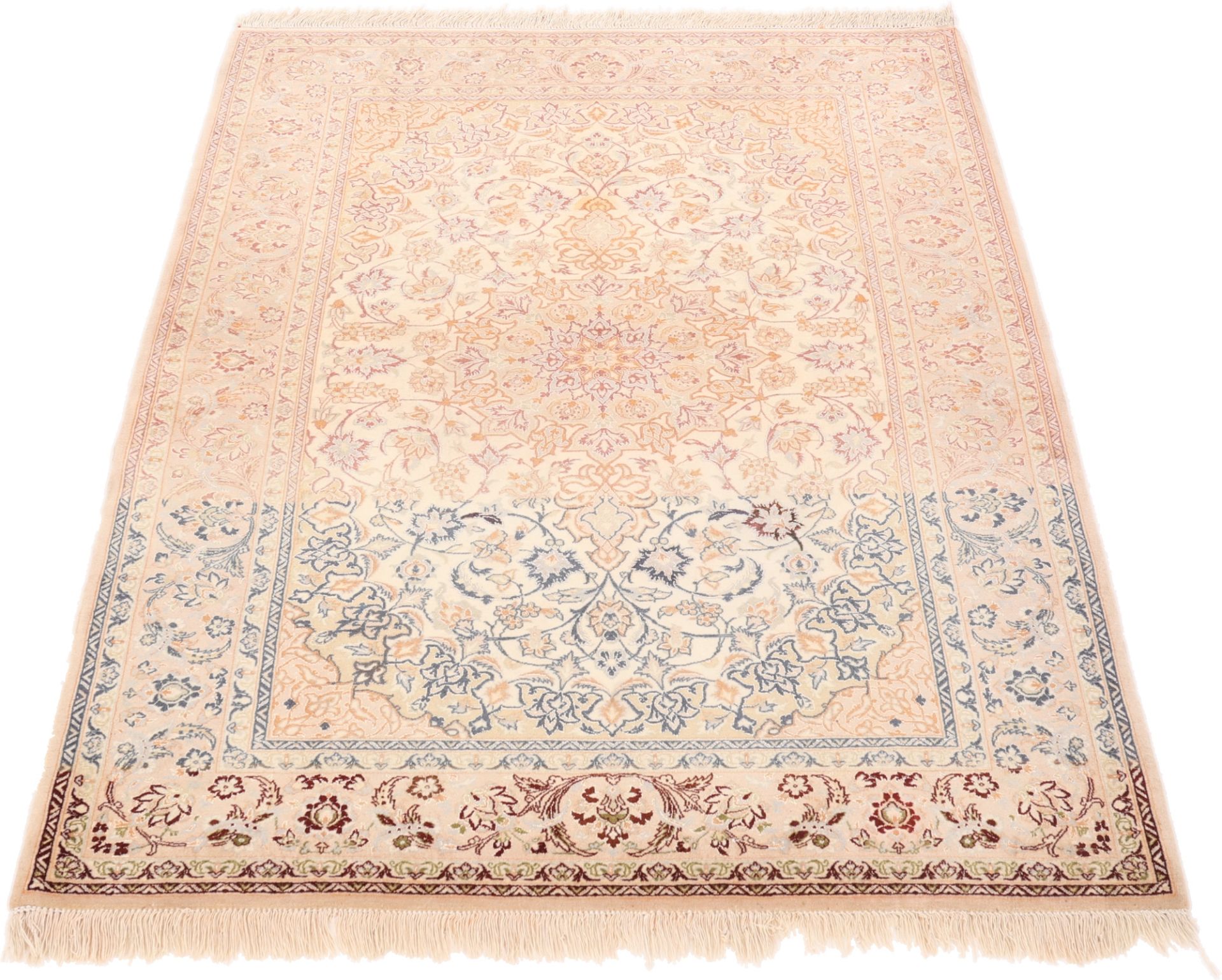Isfahan Perserteppich aus Iran, 112 × 169 cm