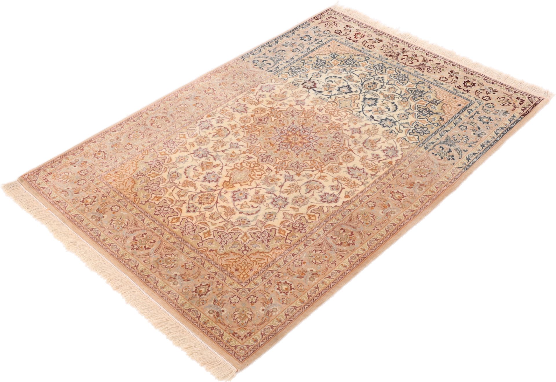 Isfahan Perserteppich aus Iran, 112 × 169 cm