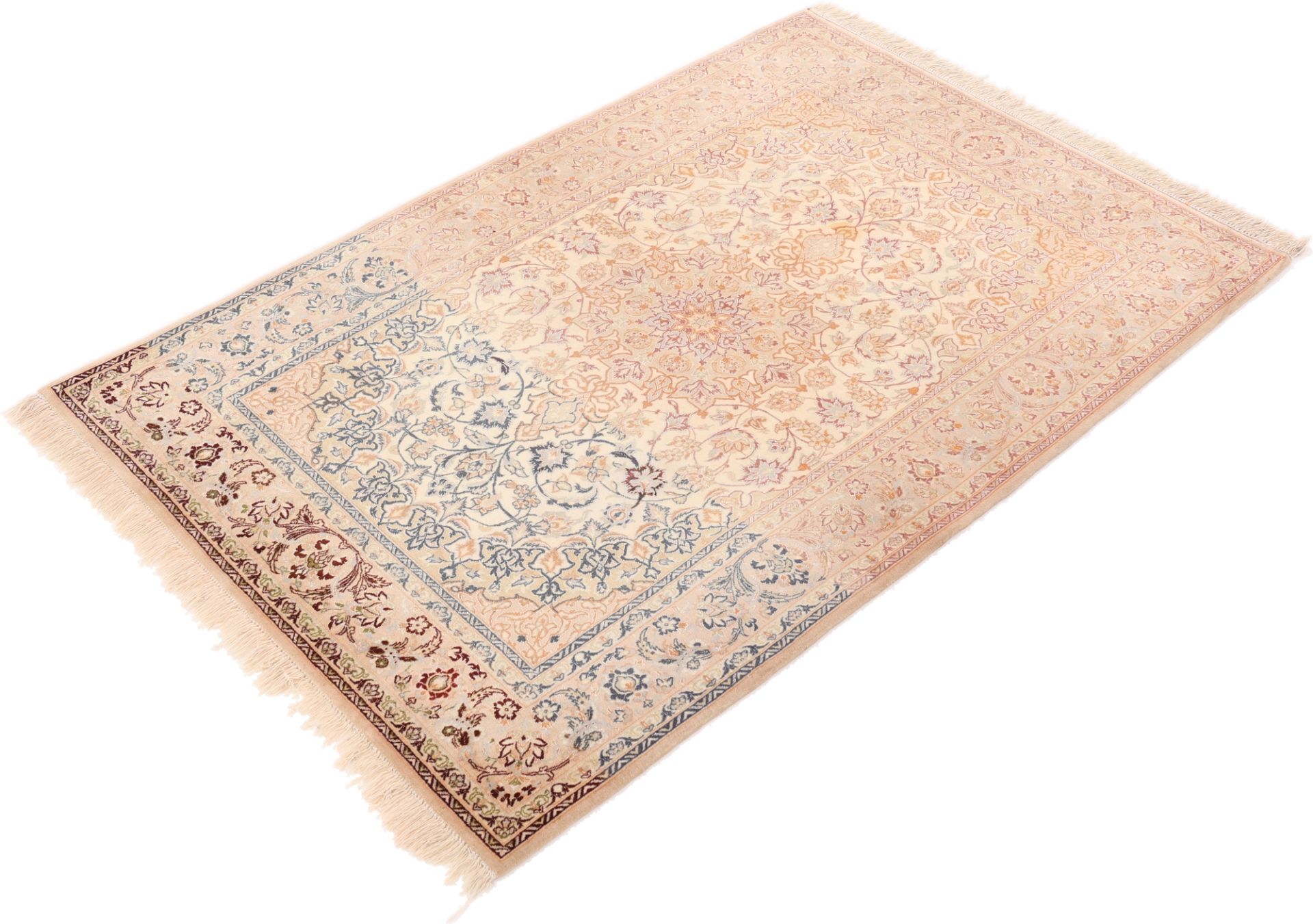 Isfahan Perserteppich aus Iran, 112 × 169 cm