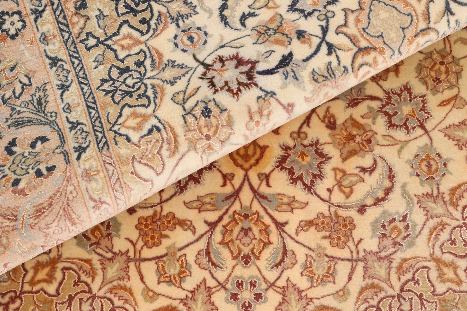 Isfahan Perserteppich aus Iran, 112 × 169 cm