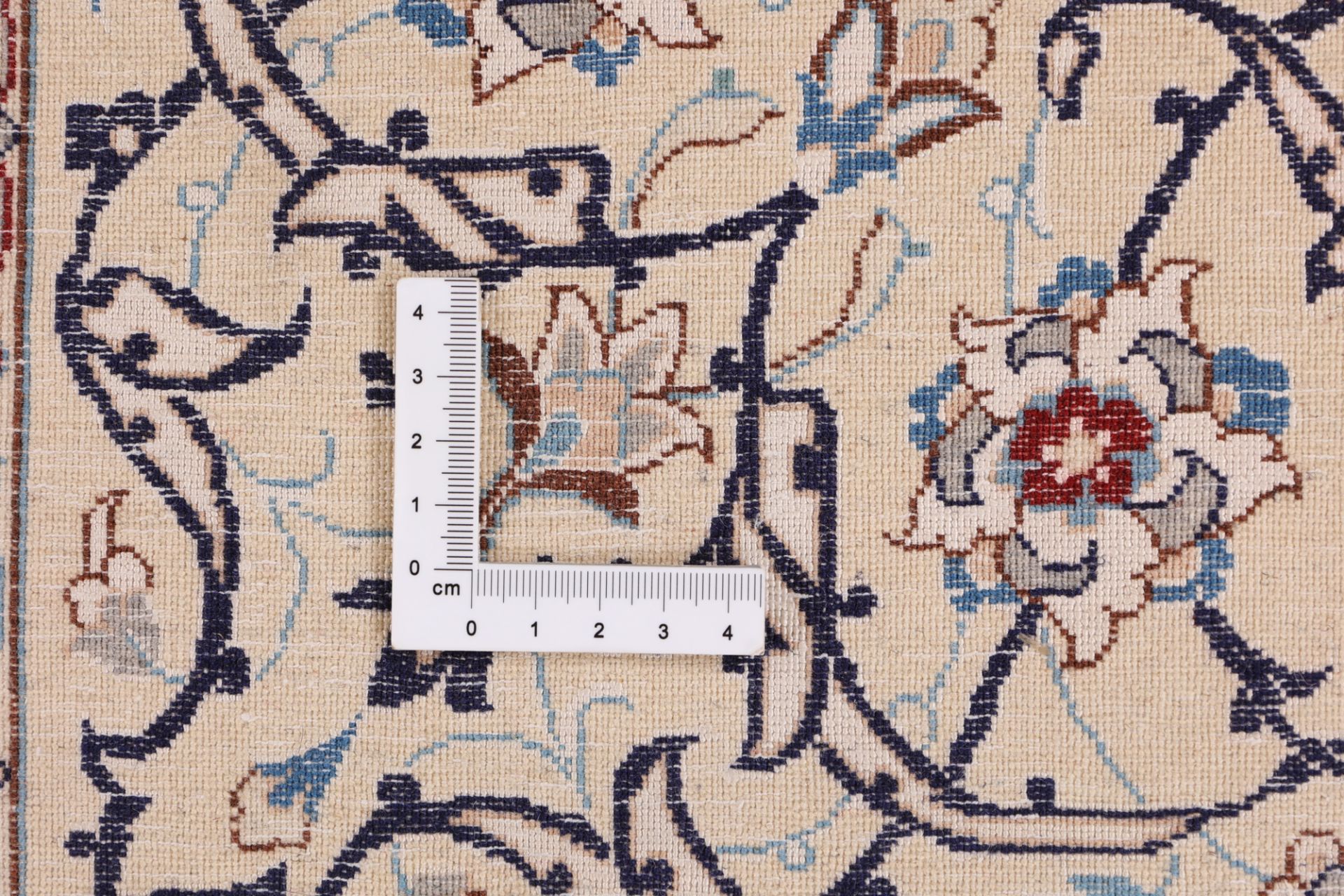 Handgeknüpfter Nain Perserteppich, 205 × 320 cm, Wolle & Seide
