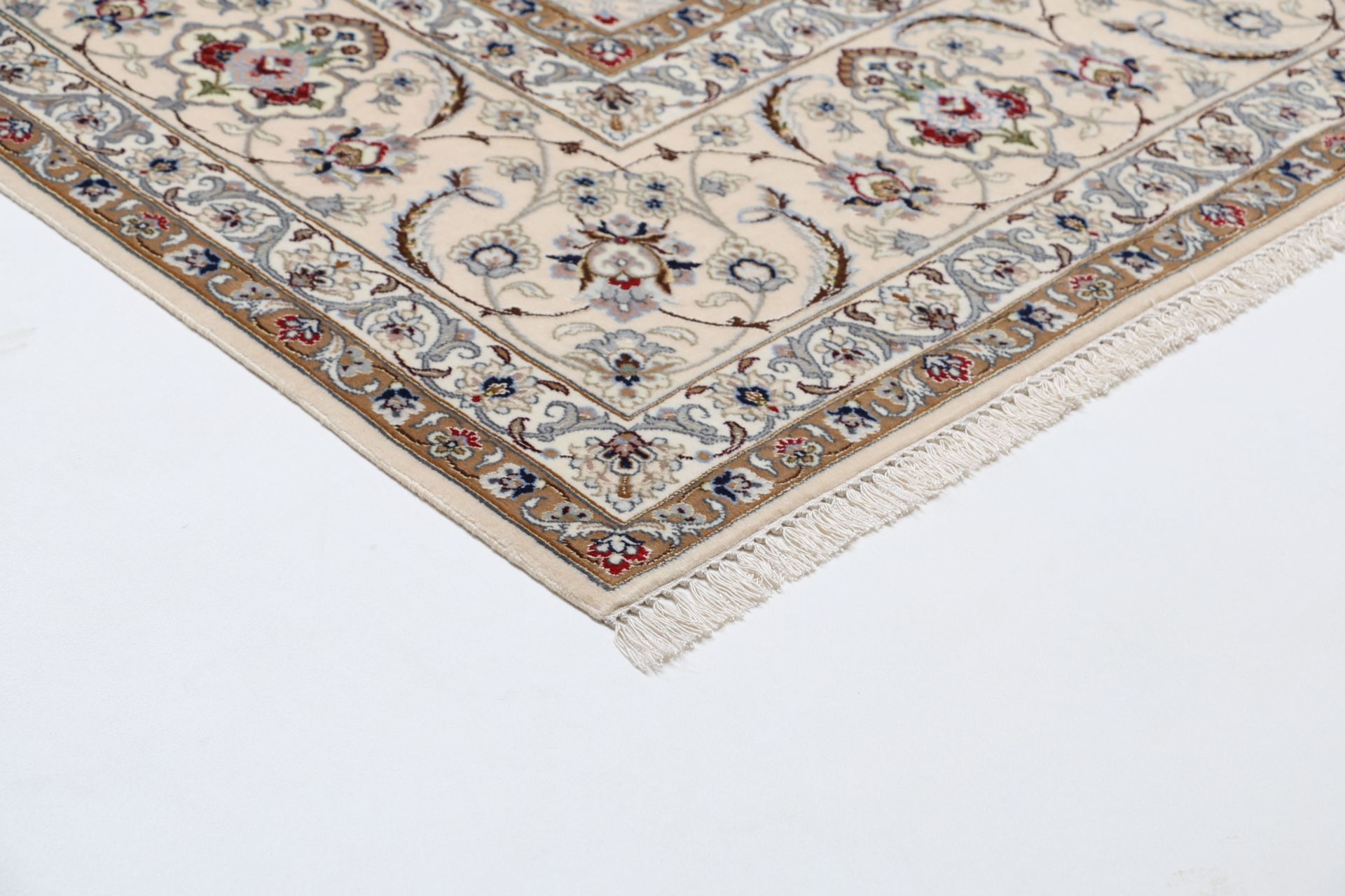 Isfahan Perserteppich aus Iran, 202 × 305 cm