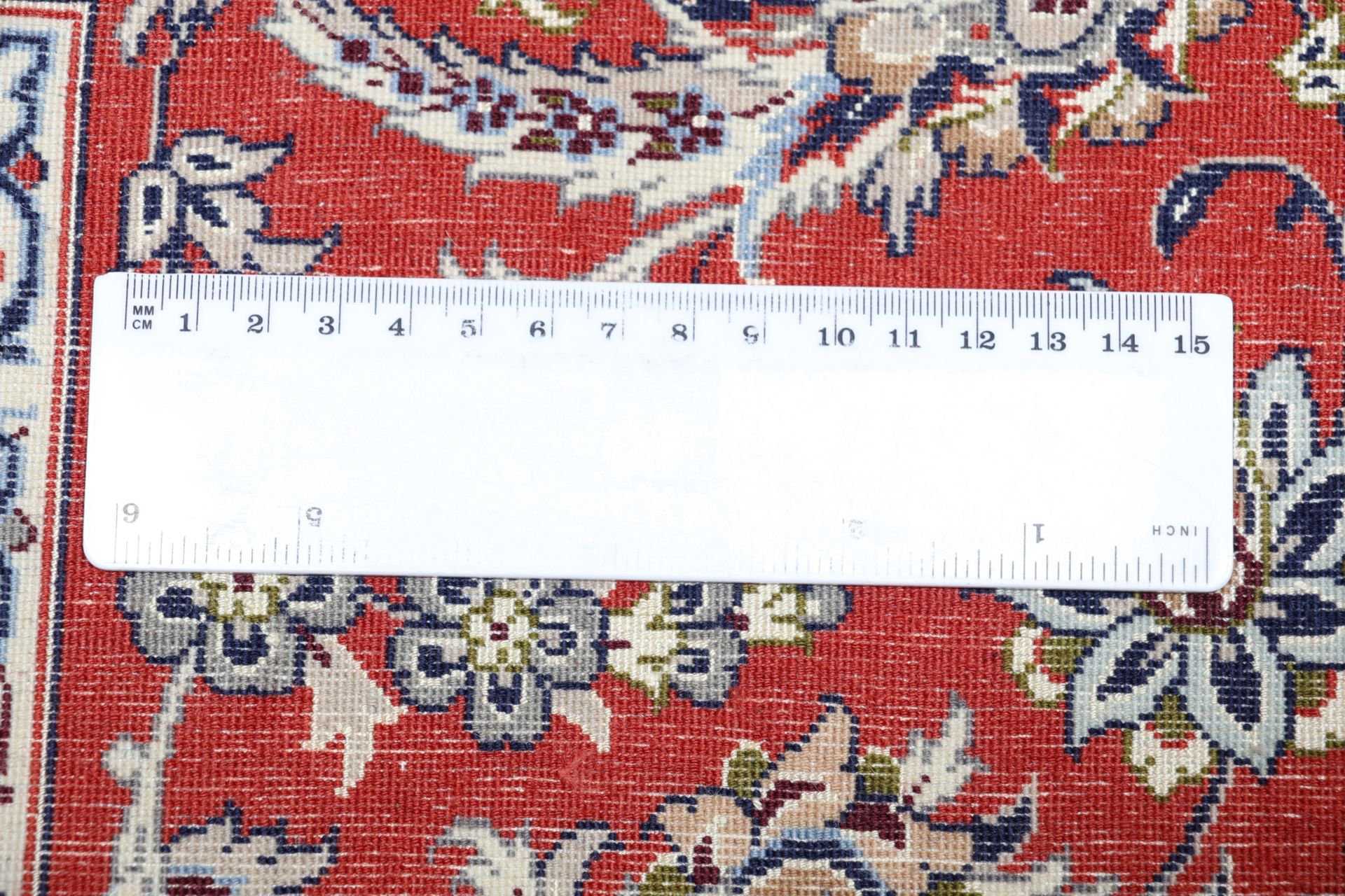 Isfahan Perserteppich 202 × 300 cm aus Wolle & Seide, handgeknüpft