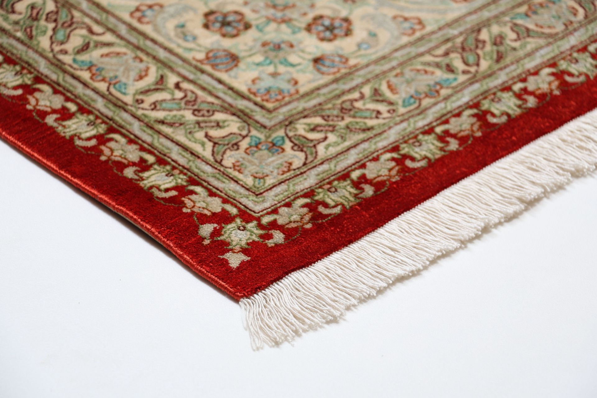 Ghom Perserteppich aus Iran, 196 × 300 cm