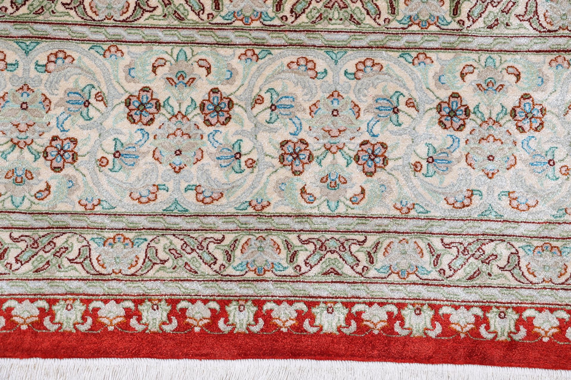Ghom Perserteppich aus Iran, 196 × 300 cm