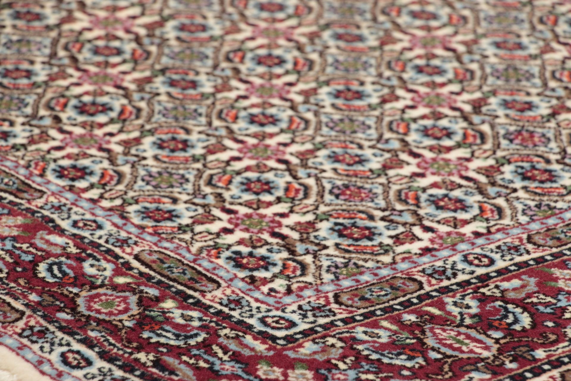 Moud Perserteppich aus Iran, 80 × 260 cm