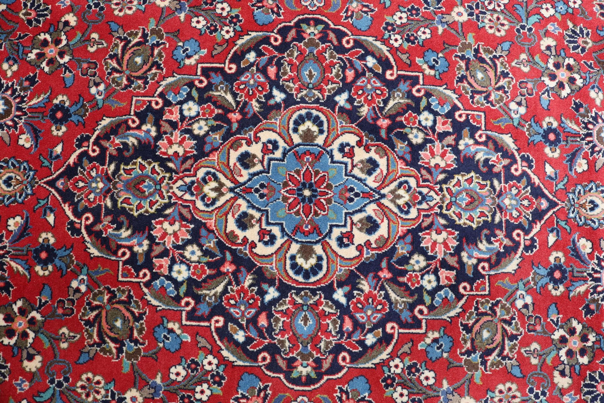 Kashan Perserteppich 250 × 357 cm aus Wolle, handgeknüpft