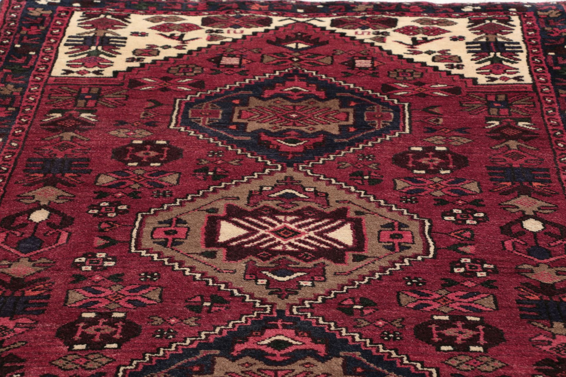 Perserteppich 110 × 195 cm aus Wolle, handgeknüpft