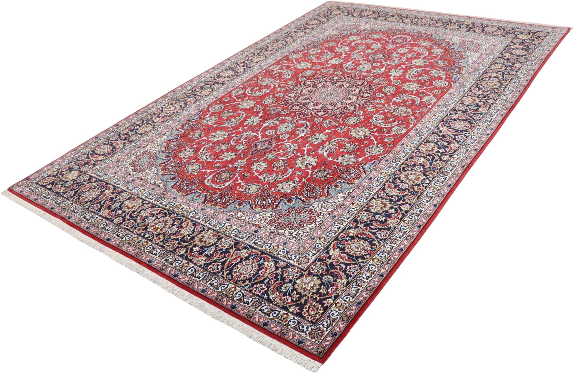 perserteppich-isfahan-200-x-310-cm-schurwolle-seide-handgeknupft-12 Isfahan Perserteppich 200 × 310 cm aus Wolle & Seide, handgeknüpft