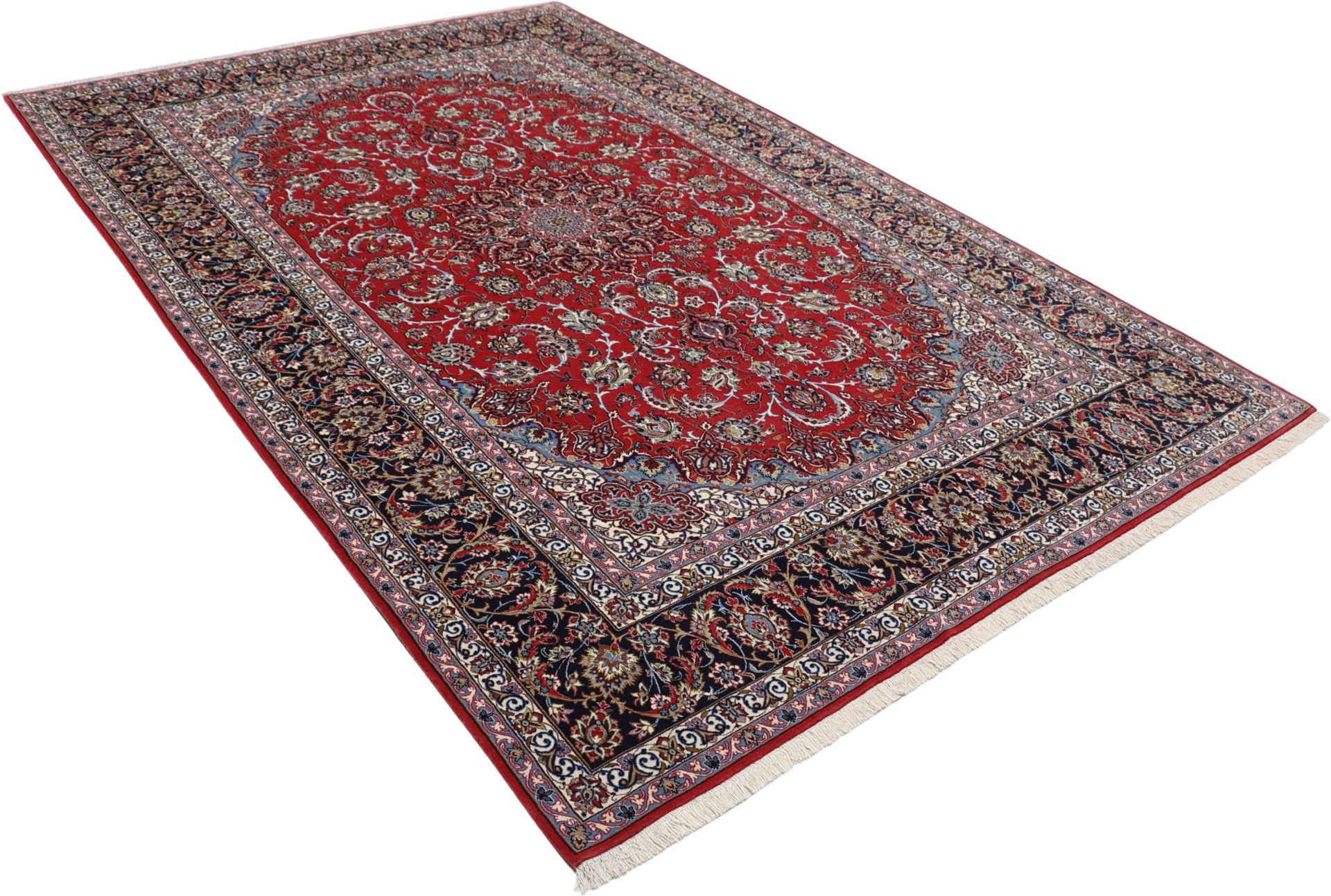 perserteppich-isfahan-200-x-310-cm-schurwolle-seide-handgeknupft-13 Isfahan Perserteppich 200 × 310 cm aus Wolle & Seide, handgeknüpft