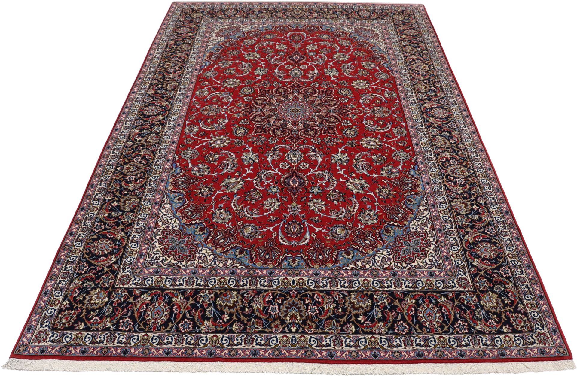 perserteppich-isfahan-200-x-310-cm-schurwolle-seide-handgeknupft-16 Isfahan Perserteppich 200 × 310 cm aus Wolle & Seide, handgeknüpft