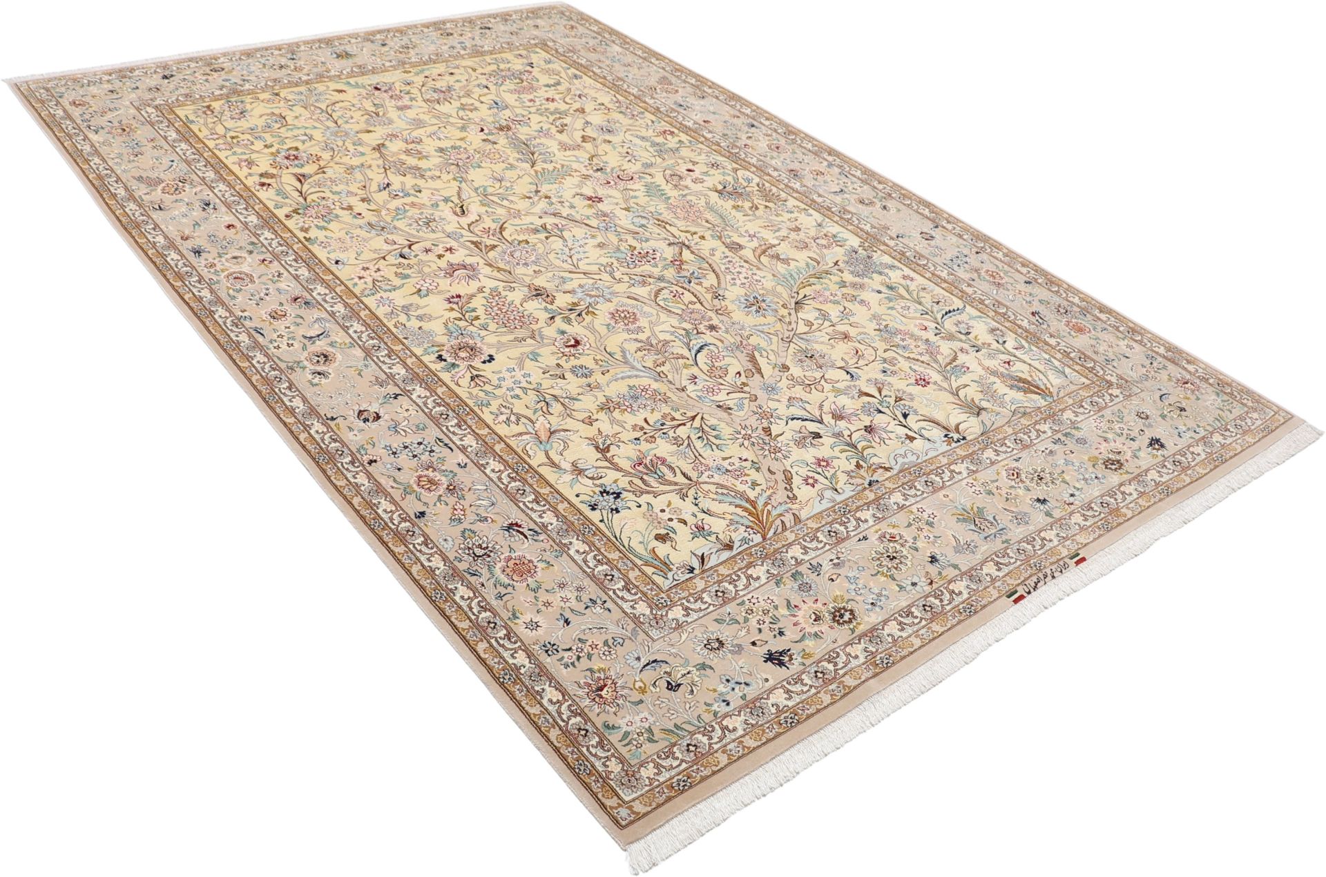 perserteppich-isfahan-200-x-310-cm-schurwolle-seide-handgeknupft-23 Isfahan Perserteppich aus Iran, 200 × 310 cm