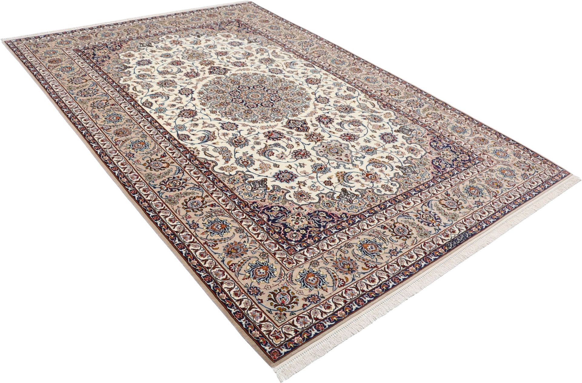 perserteppich-isfahan-207-x-310-cm-schurwolle-seide-handgeknupft-7 Isfahan Perserteppich aus Iran, 207 × 310 cm