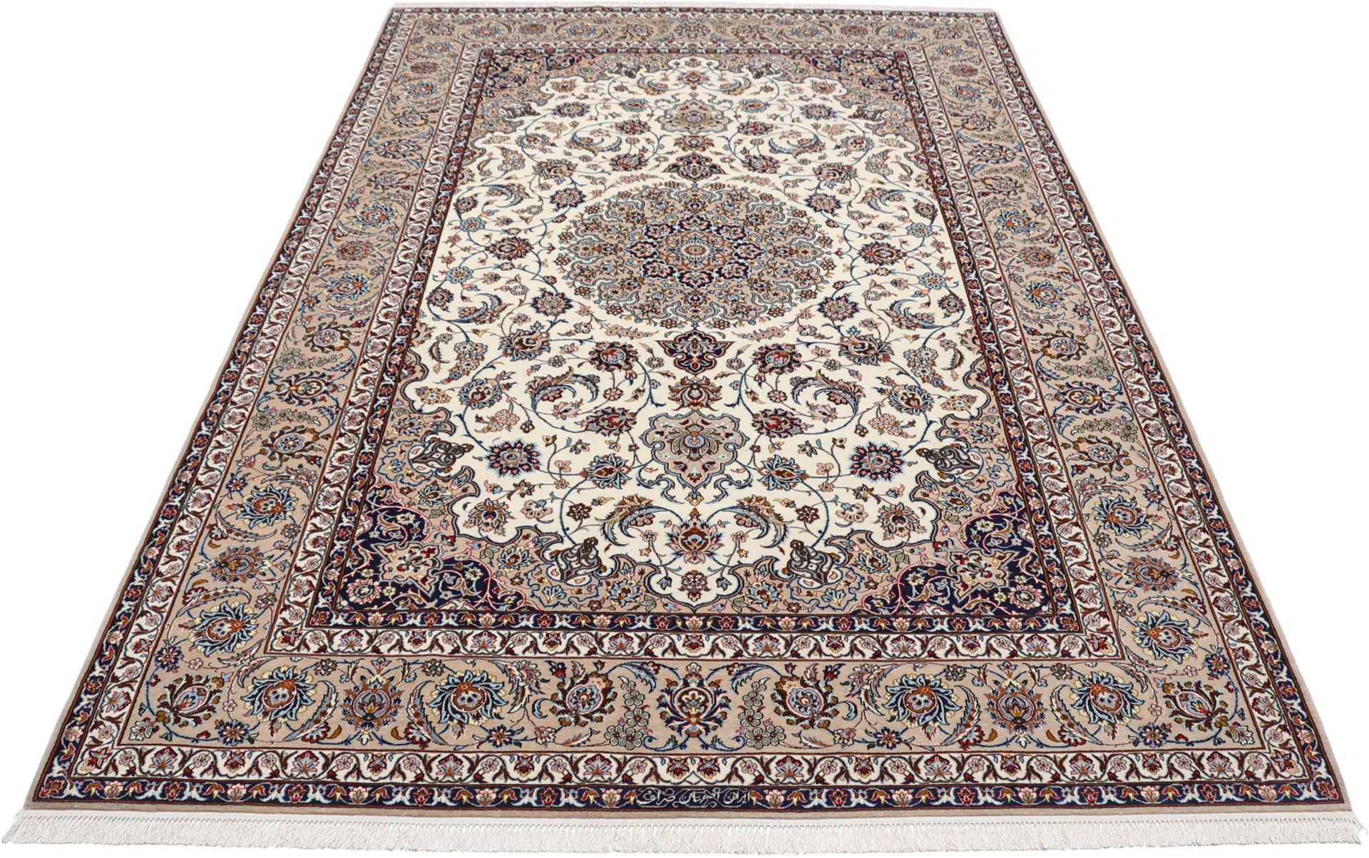 perserteppich-isfahan-207-x-310-cm-schurwolle-seide-handgeknupft-10 Isfahan Perserteppich aus Iran, 207 × 310 cm
