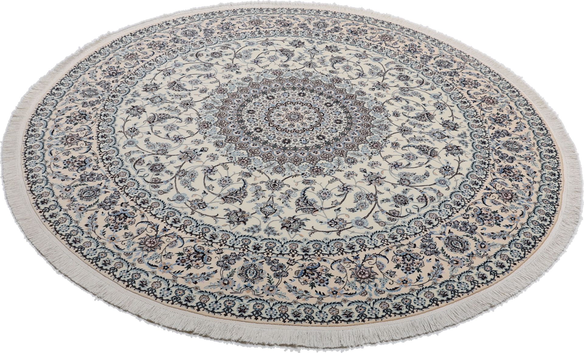 Handgeknüpfter Nain Perserteppich, 239 × 239 cm, Wolle