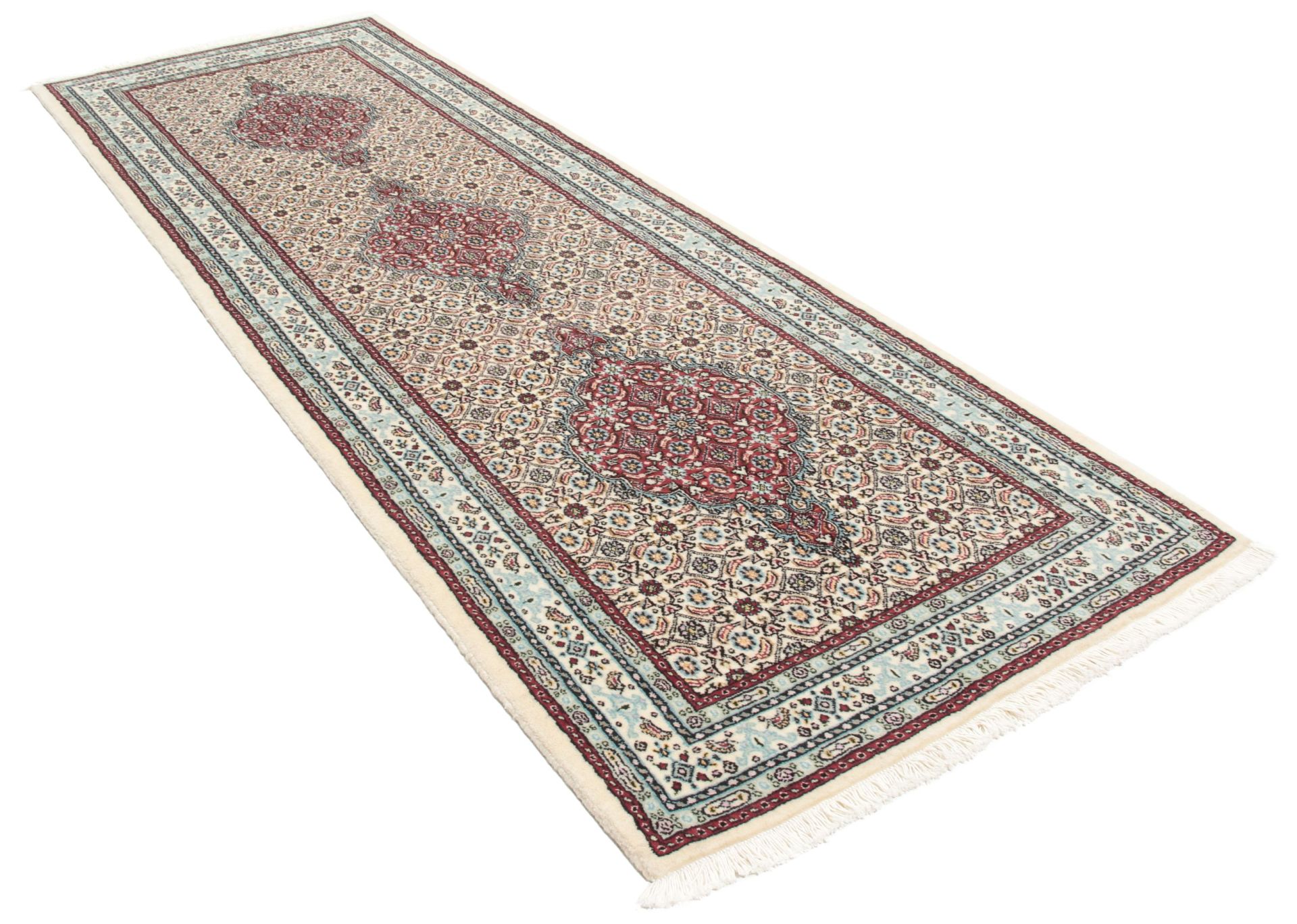 Moud Perserteppich aus Iran, 80 × 240 cm