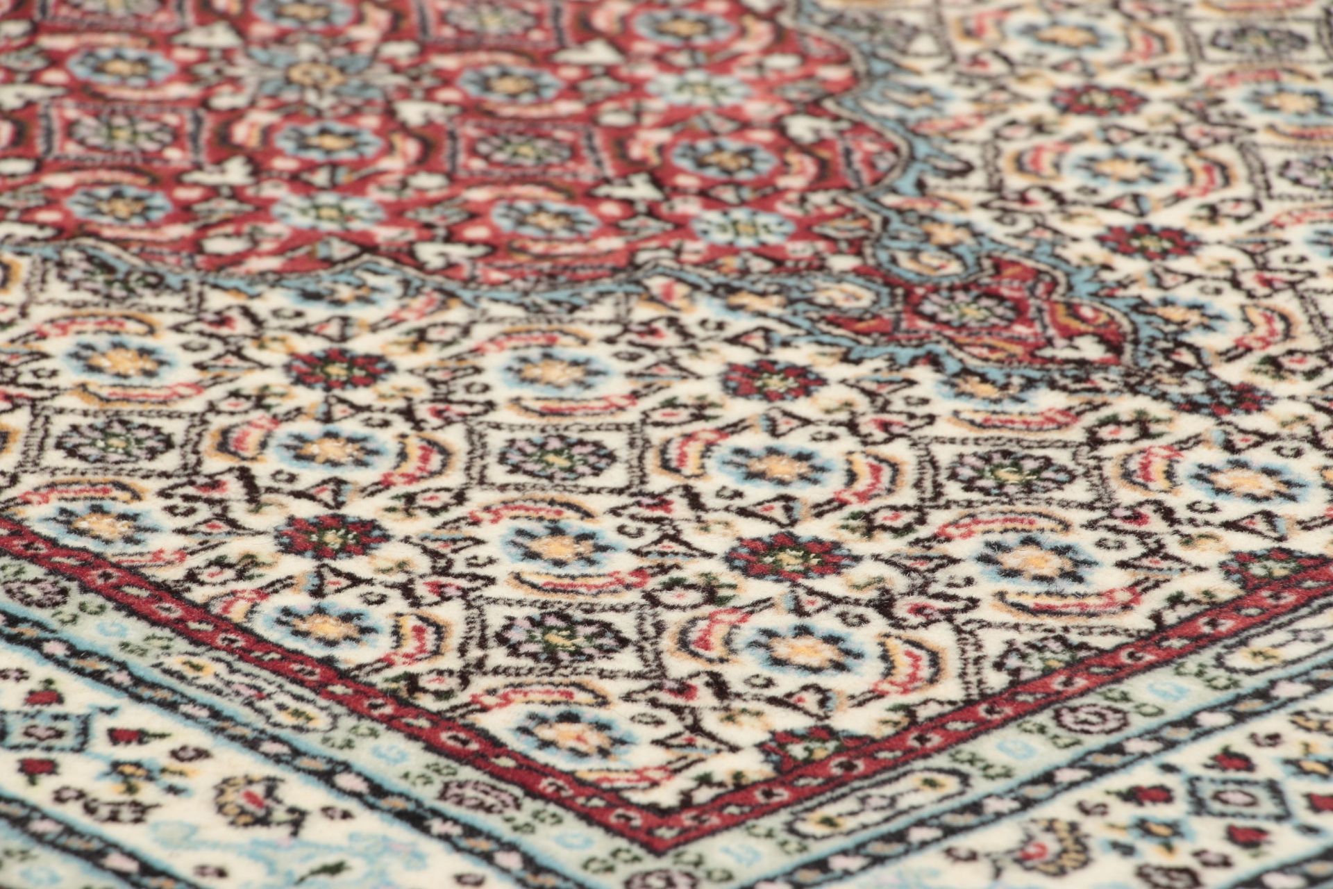 Moud Perserteppich aus Iran, 80 × 240 cm