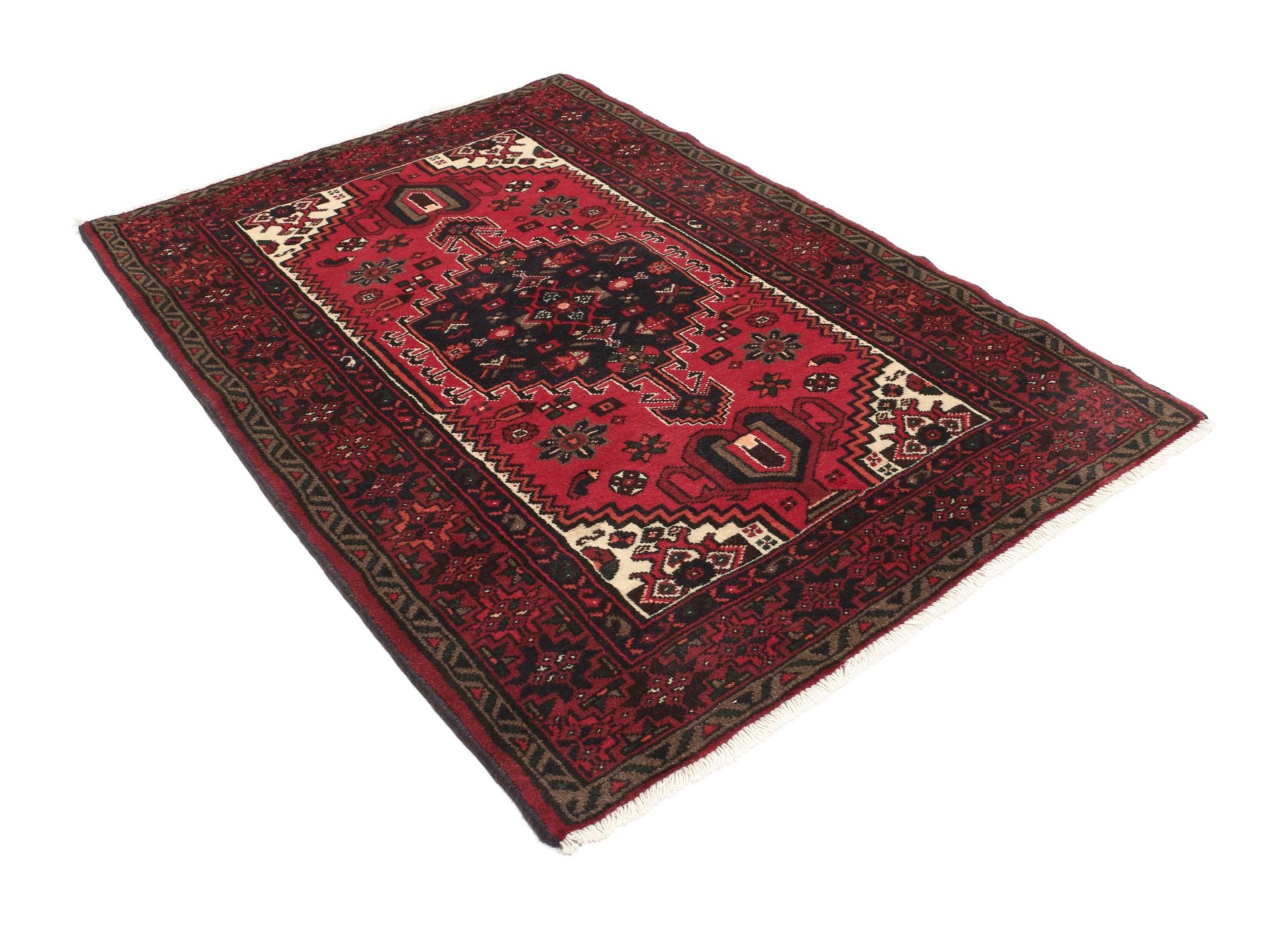 Handgeknüpfter Hamadan Perserteppich 105 × 150 cm