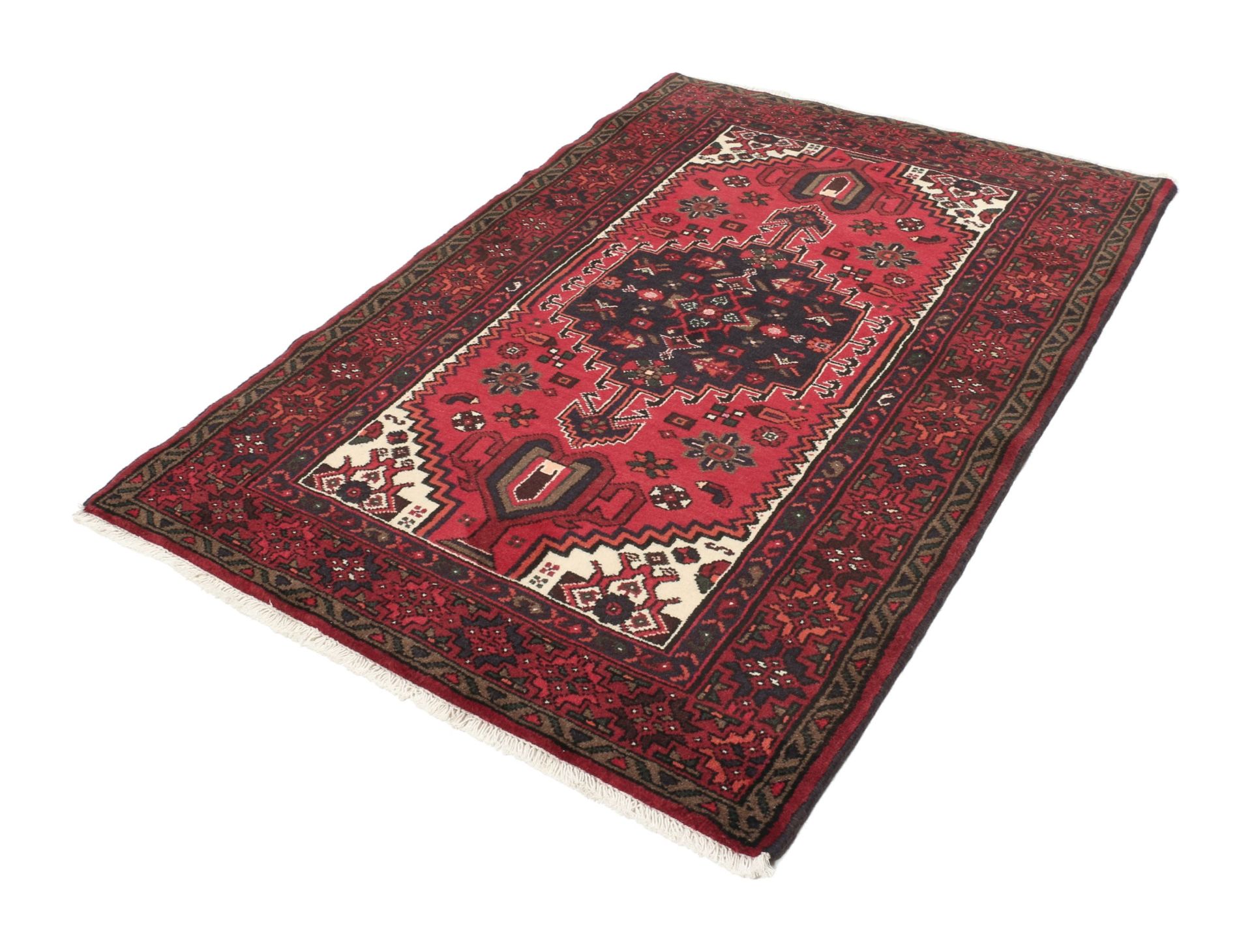 Handgeknüpfter Hamadan Perserteppich 105 × 150 cm
