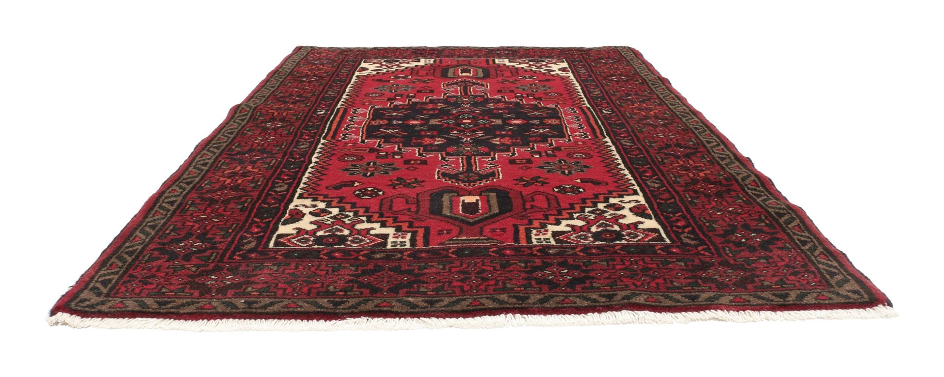 Handgeknüpfter Hamadan Perserteppich 105 × 150 cm