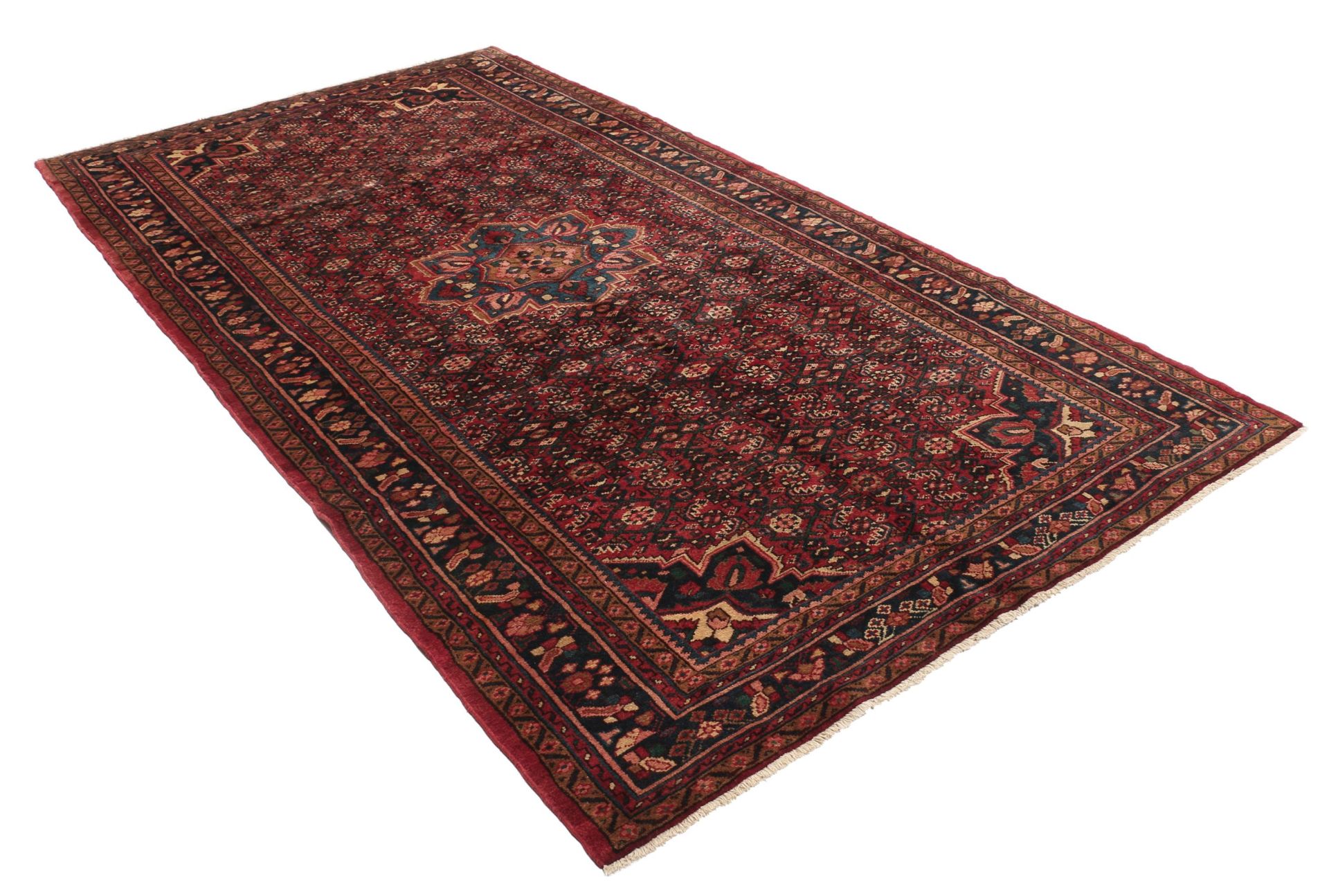 Handgeknüpfter Hamadan Perserteppich 167 × 330 cm