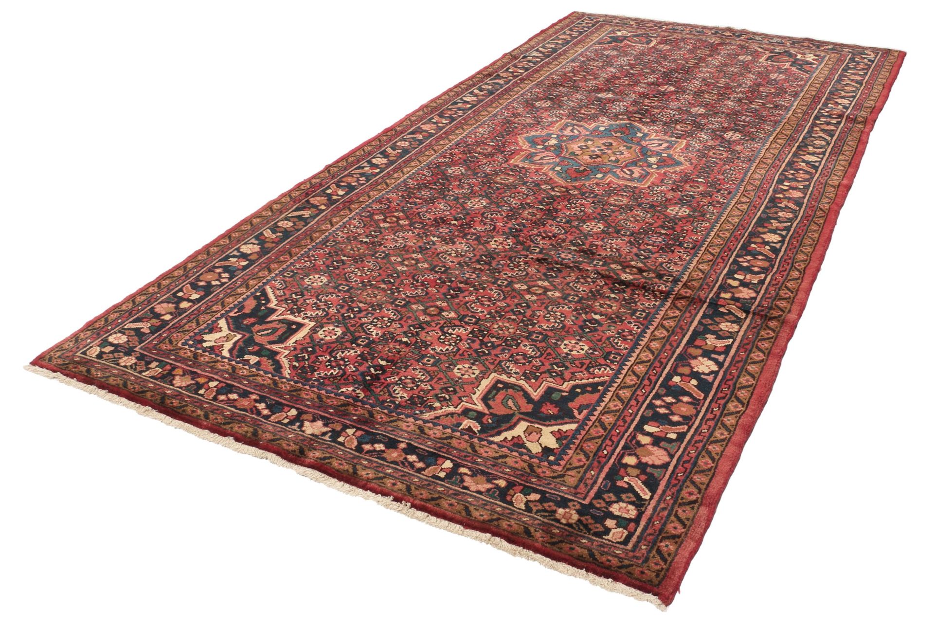 Handgeknüpfter Hamadan Perserteppich 167 × 330 cm