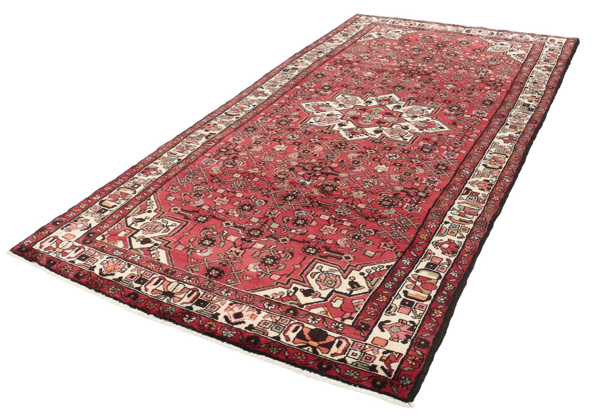 Hamadan Perserteppich 156 × 305 cm aus Wolle, handgeknüpft