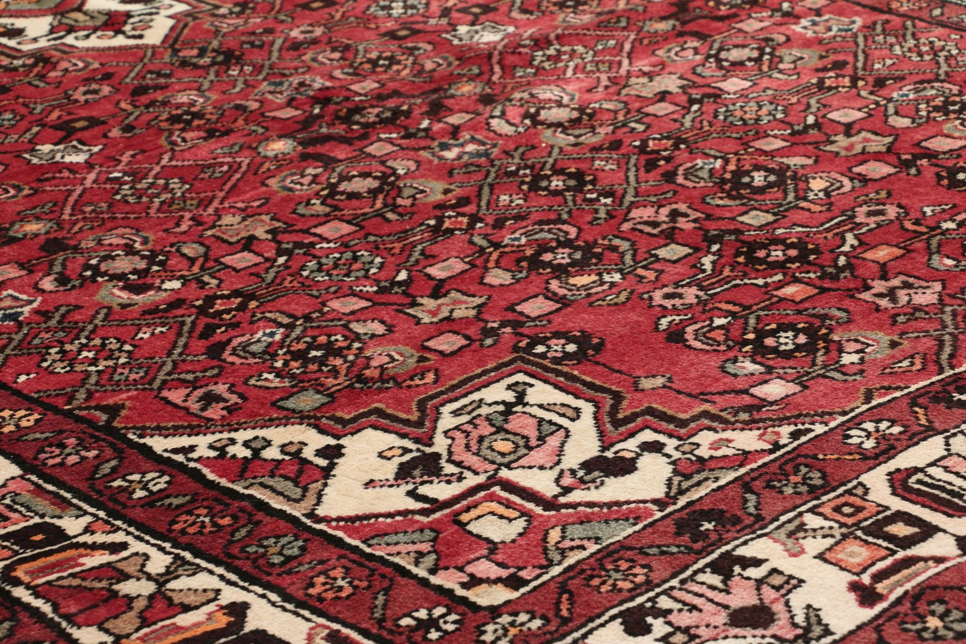 Hamadan Perserteppich 156 × 305 cm aus Wolle, handgeknüpft