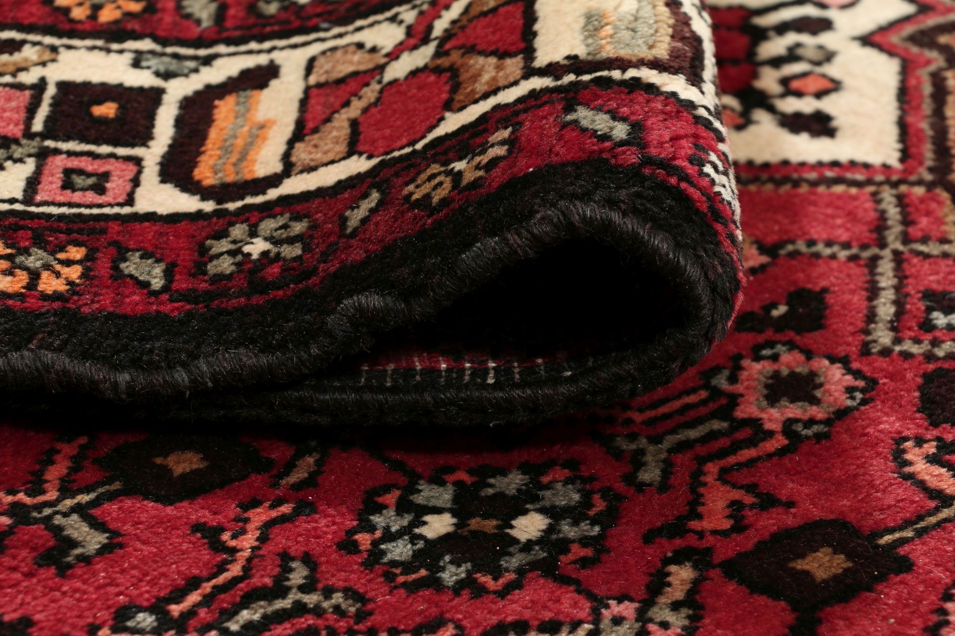 Hamadan Perserteppich 156 × 305 cm aus Wolle, handgeknüpft