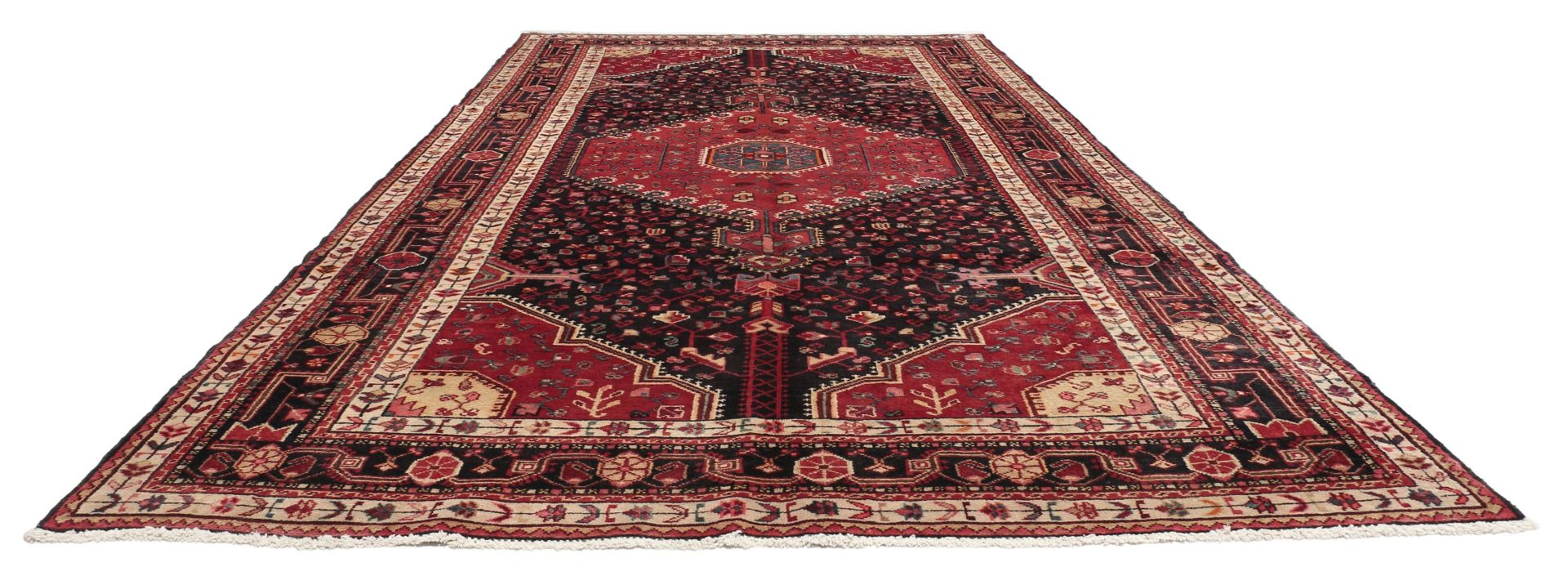 Handgeknüpfter Perserteppich, 168 × 340 cm, Wolle