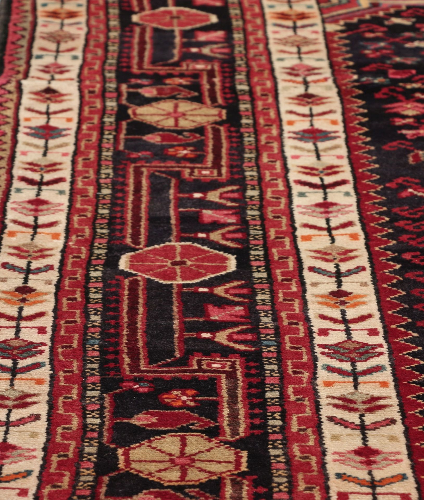 Handgeknüpfter Perserteppich, 168 × 340 cm, Wolle