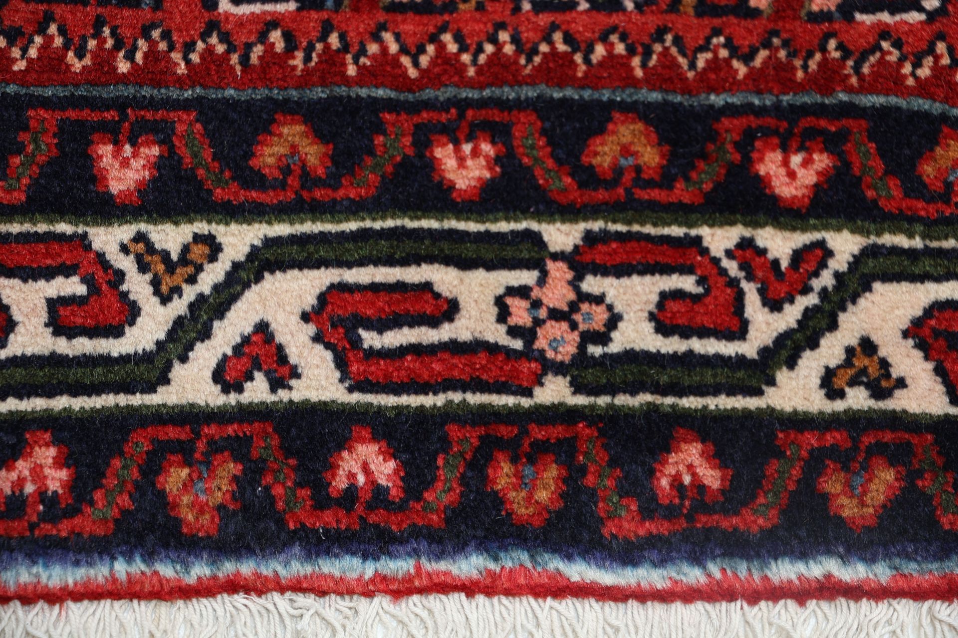 Handgeknüpfter Hamadan Perserteppich 100 × 250 cm