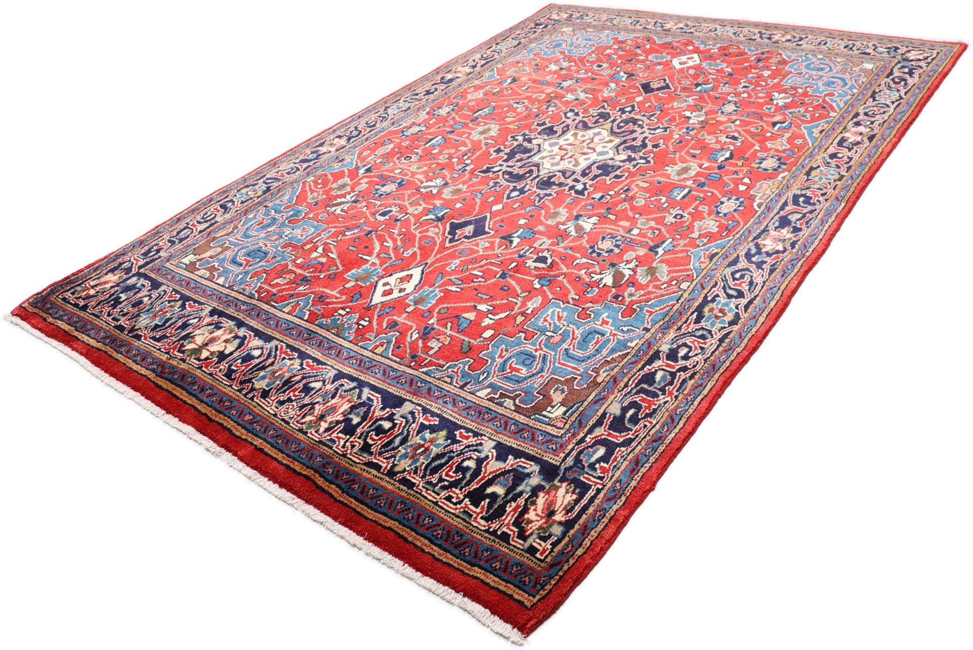 perserteppich-mahal-200-x-318-cm-schurwolle-handgeknupft-2 Handgeknüpfter Perserteppich, 200 × 318 cm, Wolle