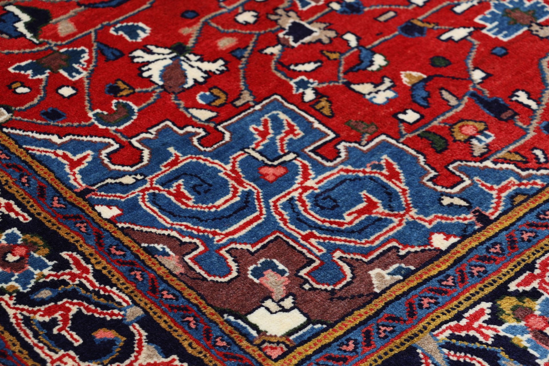 perserteppich-mahal-200-x-318-cm-schurwolle-handgeknupft-4 Handgeknüpfter Perserteppich, 200 × 318 cm, Wolle