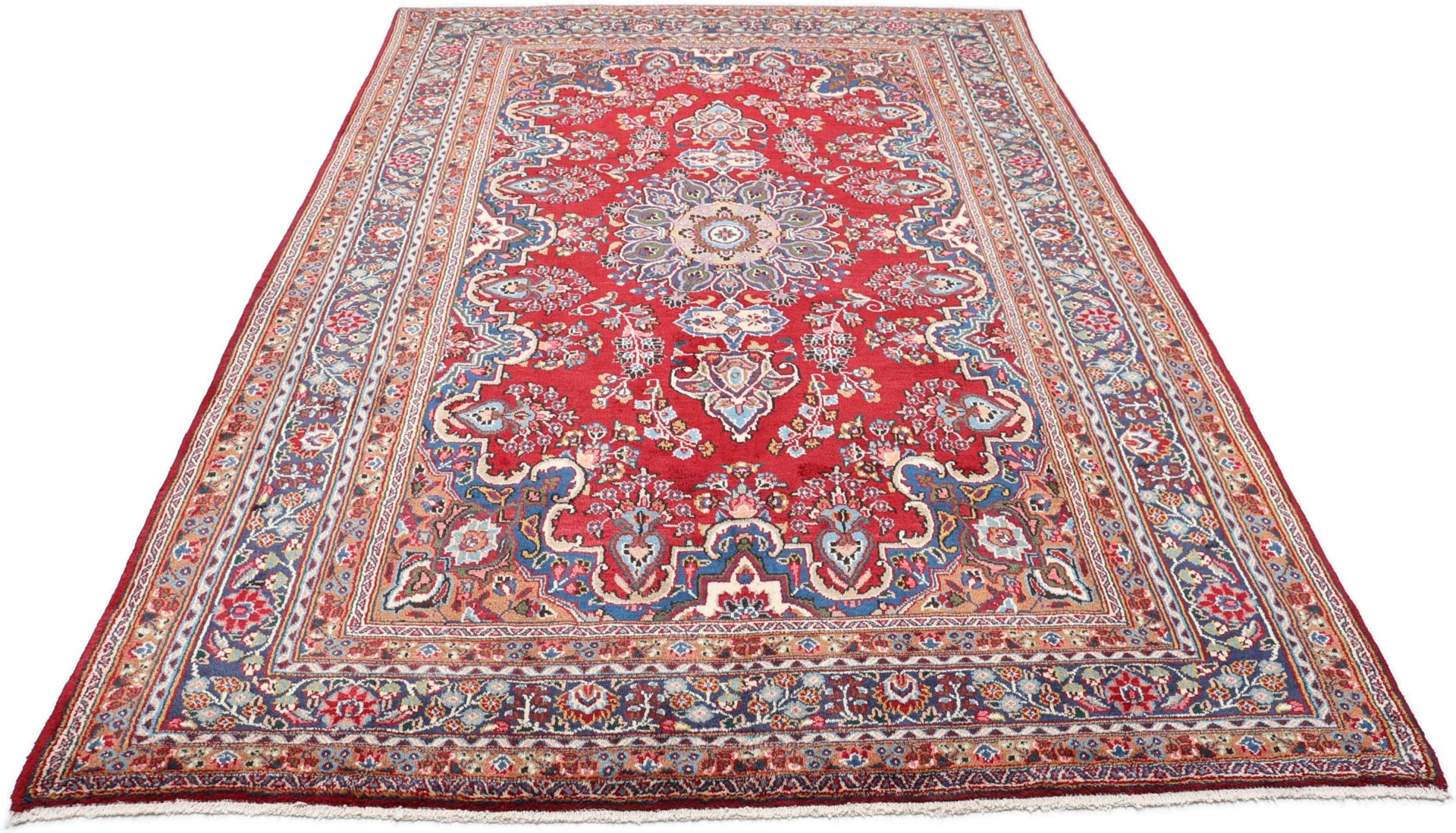 Mashhad Perserteppich 200 × 300 cm aus Wolle, handgeknüpft