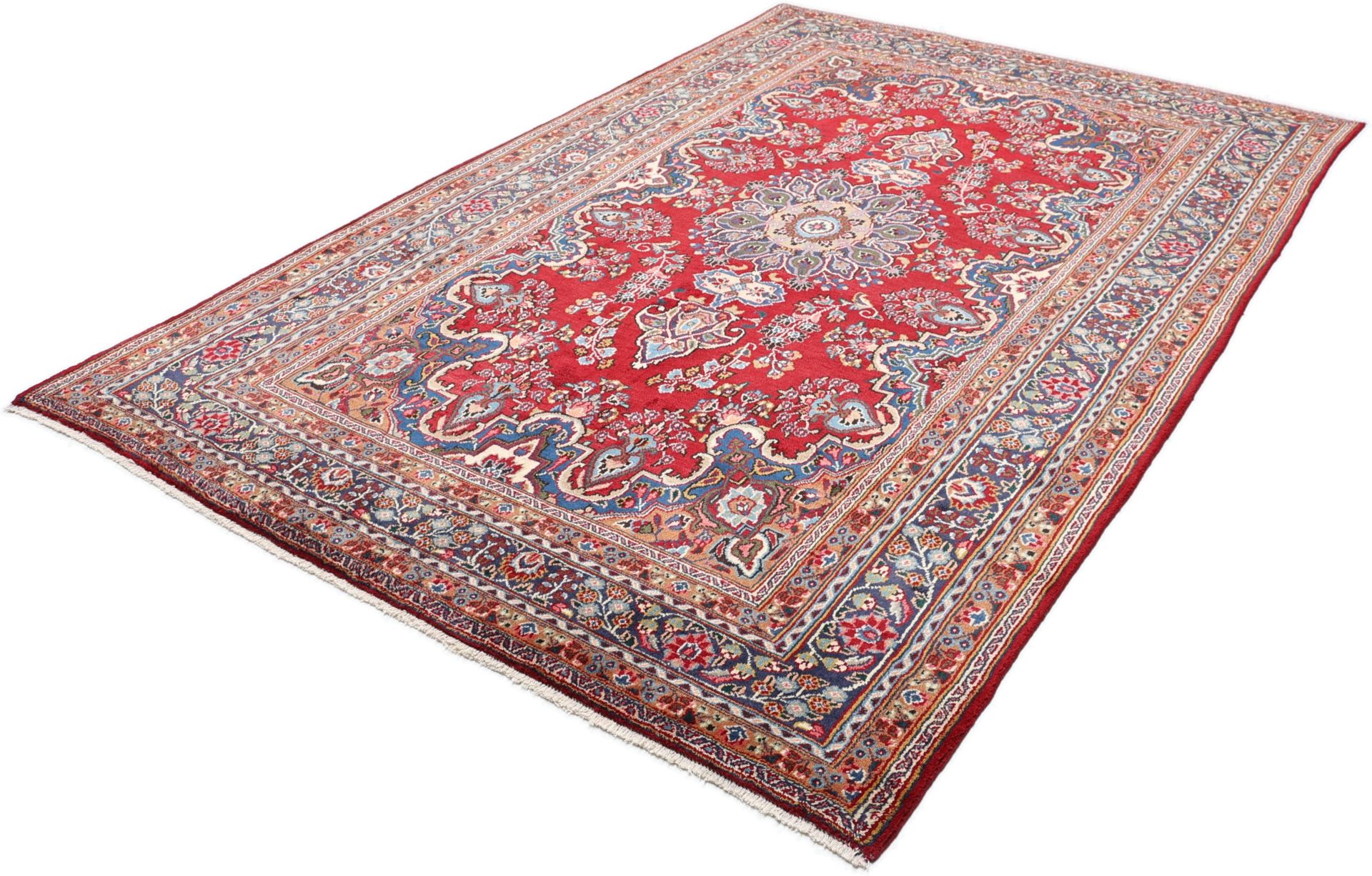 Mashhad Perserteppich 200 × 300 cm aus Wolle, handgeknüpft