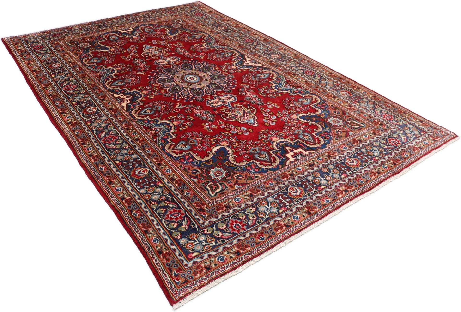 Mashhad Perserteppich 200 × 300 cm aus Wolle, handgeknüpft