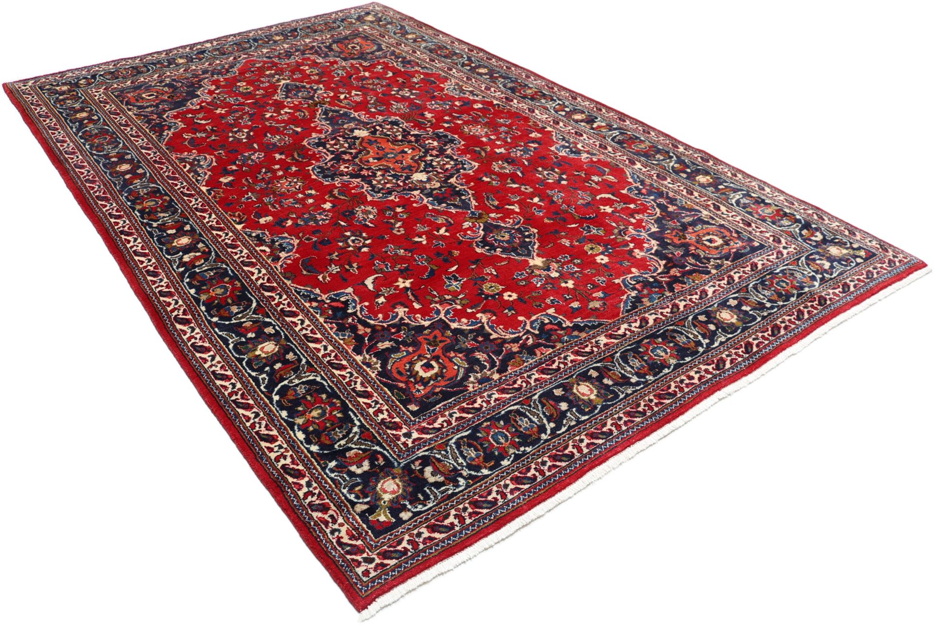 Mashhad Perserteppich aus Iran, 198 × 307 cm