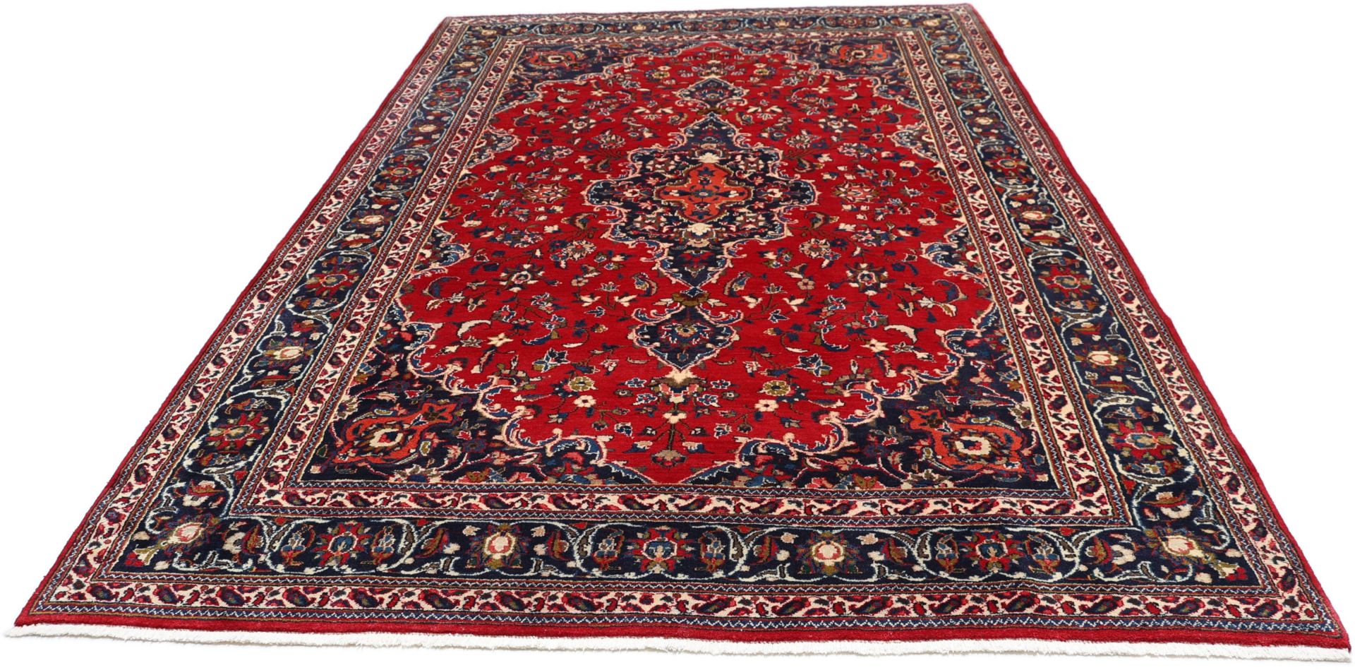 Mashhad Perserteppich aus Iran, 198 × 307 cm