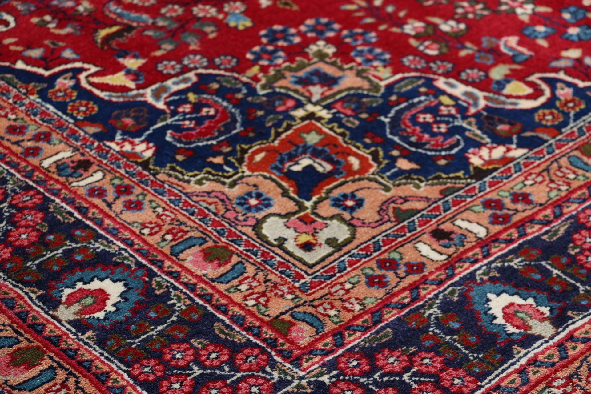 Handgeknüpfter Mashhad Perserteppich, 196 × 305 cm, Wolle